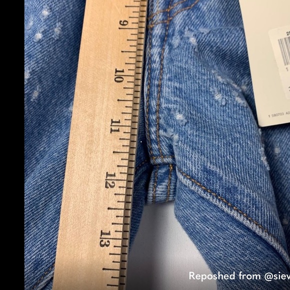 Levi's 501 Skinny Jeans Snowflake Embroidered - Picture 12 of 12